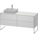Meuble sous-vasque XSQUARE 778x1600x548m avec éclairage li blanc sdm