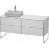 Meuble sous-vasque XSQUARE 778x1600x548m avec éclairage li blanc sdm