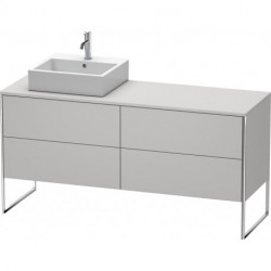 Meuble sous-vasque XSQUARE 778x1600x548m avec éclairage li blanc nordique