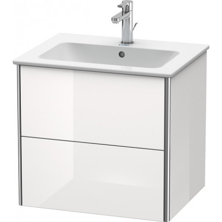 Meuble sous-vasque XSQUARE 560x610x478mm blanc brillant lack