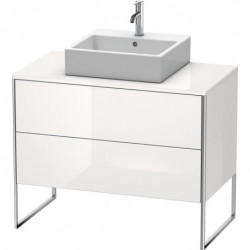 Meuble sous-vasque XSQUARE 778x1000x548mm blanc brillant lack