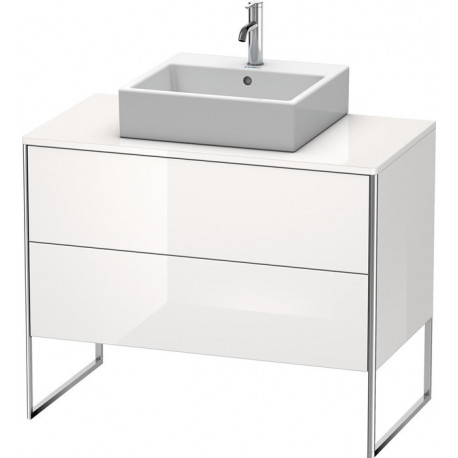 Meuble sous-vasque XSQUARE 778x1000x548mm blanc brillant lack