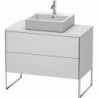 Meuble sous-vasque XSQUARE 778x1000x548mm blanc semi-brillant
