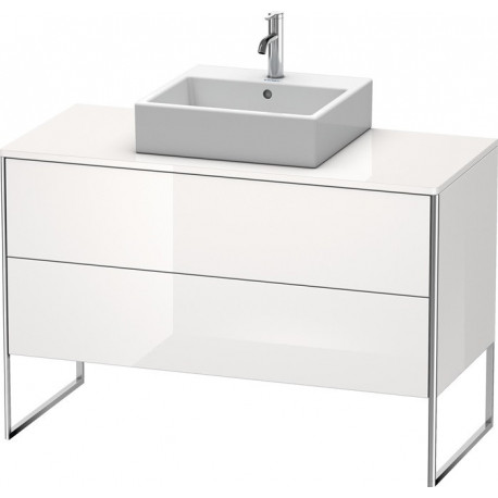 Meuble sous-vasque XSQUARE 778x1200x548mm blanc semi-brillant