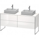 Meuble sous-vasque XSQUARE 778x1600x548mm f 2 Be blanc sdm