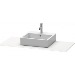 Console Duravit XSQUAREavec découpe 16x800x550mm blanc mat