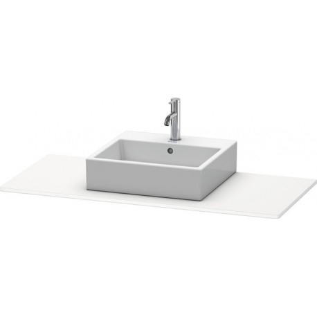 Console Duravit XSQUAREavec découpe 16x800x550mm blanc mat