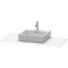 Console Duravit XSQUAREavec découpe 16x800x550mm blanc mat