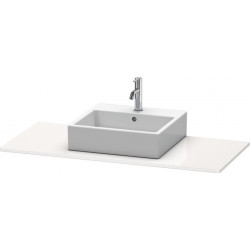 Console Duravit XSQUAREavec découpe 16x800x550mm blanc brillant