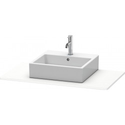 Console Duravit XSQUAREavec découpe 16x1000x550mm blanc mat