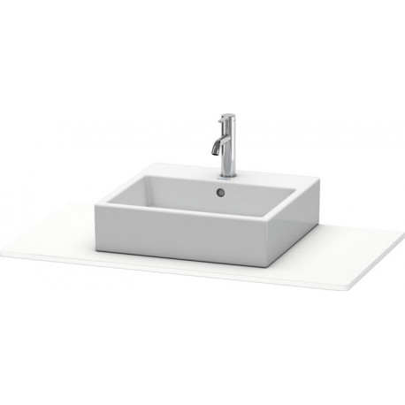 Console Duravit XSQUAREavec découpe 16x1000x550mm blanc mat