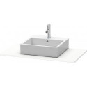 Console Duravit XSQUAREavec découpe 16x1000x550mm blanc mat