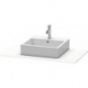 Console Duravit XSQUAREavec découpe 16x1000x550mm blanc mat