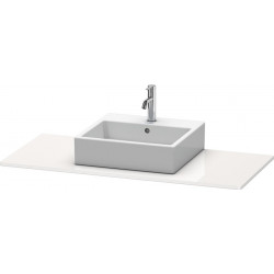 Console Duravit XSQUAREavec découpe 16x1200x550mm blanc brillant lack
