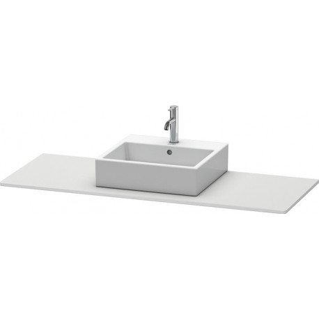 Console Duravit XSQUARE 16x1400x550mmavec découpe milieu blanc sdm