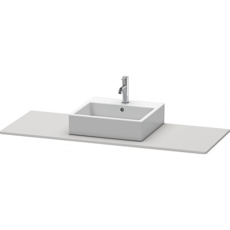 Console Duravit XSQUARE 16x1400x550mmavec découpe milieu blanc nordique