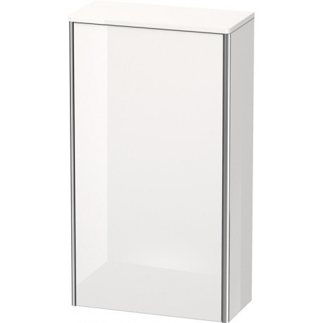 Armoire Duravit XSQUARE 880x500x236mm ouverture gauche blanc brillant lack