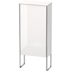 Armoire Duravit XSQUARE 1121x500x236mm ouverture gauche blanc brillant lack