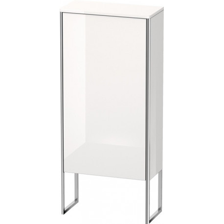 Armoire Duravit XSQUARE 1121x500x236mm ouverture droite blanc brillant lack