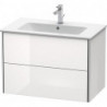Meuble sous-vasque XSQUARE 560x810x478mm blanc brillant