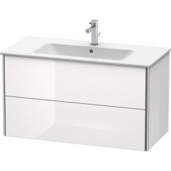 Meuble sous-vasque XSQUARE 560x1010x478mm blanc semi-brillant
