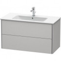 Meuble sous-vasque XSQUARE 560x1010x478mm blanc nordique