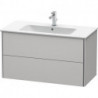Meuble sous-vasque XSQUARE 560x1010x478mm blanc nordique
