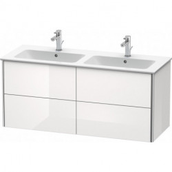 Meuble sous-vasque XSQUARE 560x1280x478mm blanc semi-brillant
