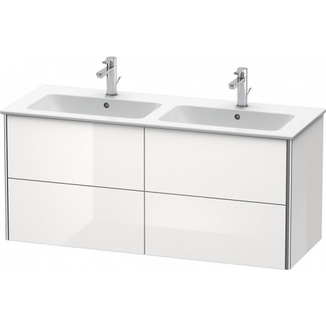 Meuble sous-vasque XSQUARE 560x1280x478mm blanc semi-brillant