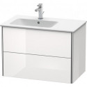 Meuble sous-vasque XSQUARE 560x810x478m avec éclairage li blanc brillant