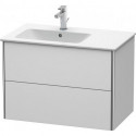 Meuble sous-vasque XSQUARE 560x810x478m avec éclairage li blanc sdm