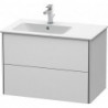 Meuble sous-vasque XSQUARE 560x810x478m avec éclairage li blanc sdm