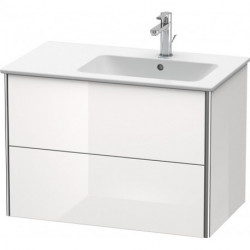 Meuble sous-vasque XSQUARE 560x810x478m avec éclairage blanc semi-brillant