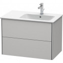 Meuble sous-vasque XSQUARE 560x810x478m avec éclairage re blanc nordique