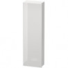 Armoire DURASTYLE 240x400x1400mm ouverture gauche noyer foncé/blanc mat