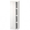 Armoire DURASTYLE 360x500x1800mm ouverture gauche beton/blanc mat