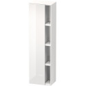 Armoire DURASTYLE 360x500x1800mm ouverture gauche lin/blanc mat