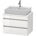 Meuble bas console DURASTYLE 512x700x478mm lin/blanc mat