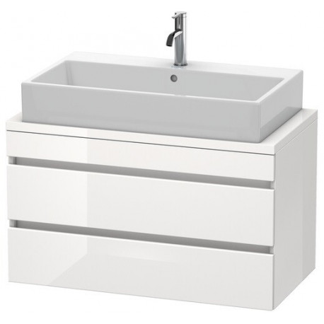 Meuble bas console DURASTYLE 512x900x478mm betongris matt/blanc mat