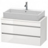 Meuble bas console DURASTYLE 512x900x478mm lin/blanc mat