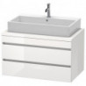 Meuble bas console DURASTYLE 512x900x548mm lin/blanc mat