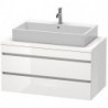 Meuble bas console DURASTYLE 512x1000x548mm lin/blanc mat