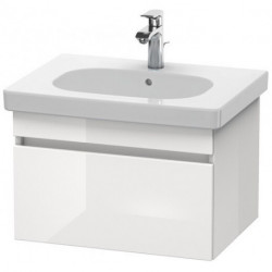 Meuble sous-vasque DURASTYLE 453x600x398mm noyer foncé/blanc mat