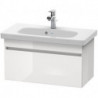Meuble sous-vasque DURASTYLE 730x350mm lin/blanc mat