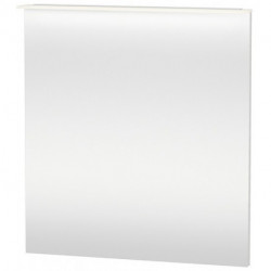 Miroir DuravitX-LARGEavec éclairage 860x800x105mm noyer foncé