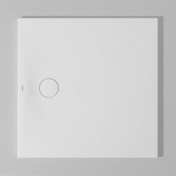 Bac à douche DU Tempano. carré 900x900mm. blanc