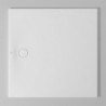 Bac à douche DU Tempano. carré 1200x1200mm. blanc
