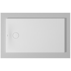 Bac à douche DU Tempano. rectangle 1200x700mm. blanc