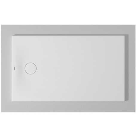 Bac à douche DU Tempano. rectangle 1200x700mm. blanc