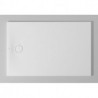 Bac à douche DU Tempano. rectangle 1400x900mm. blanc